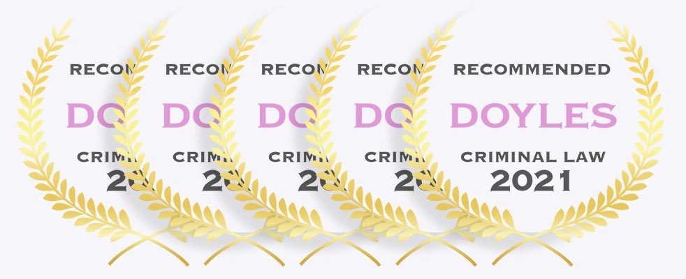 Doyles recommended criminal lawyers awards - Adelaide