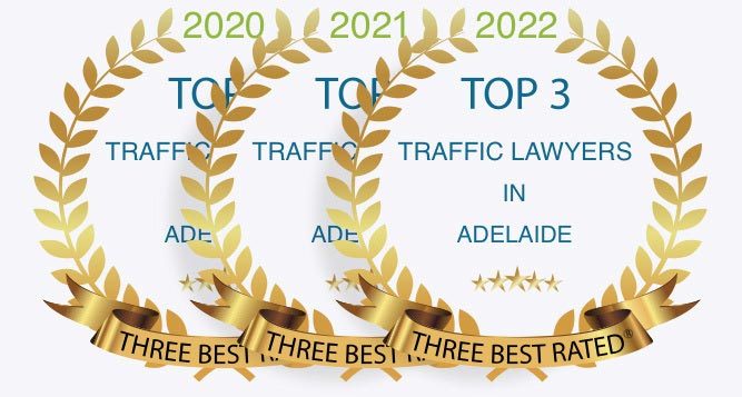 Top 3 traffic lawyers in Adelaide awards